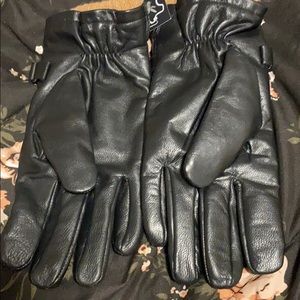 Black Leather gloves